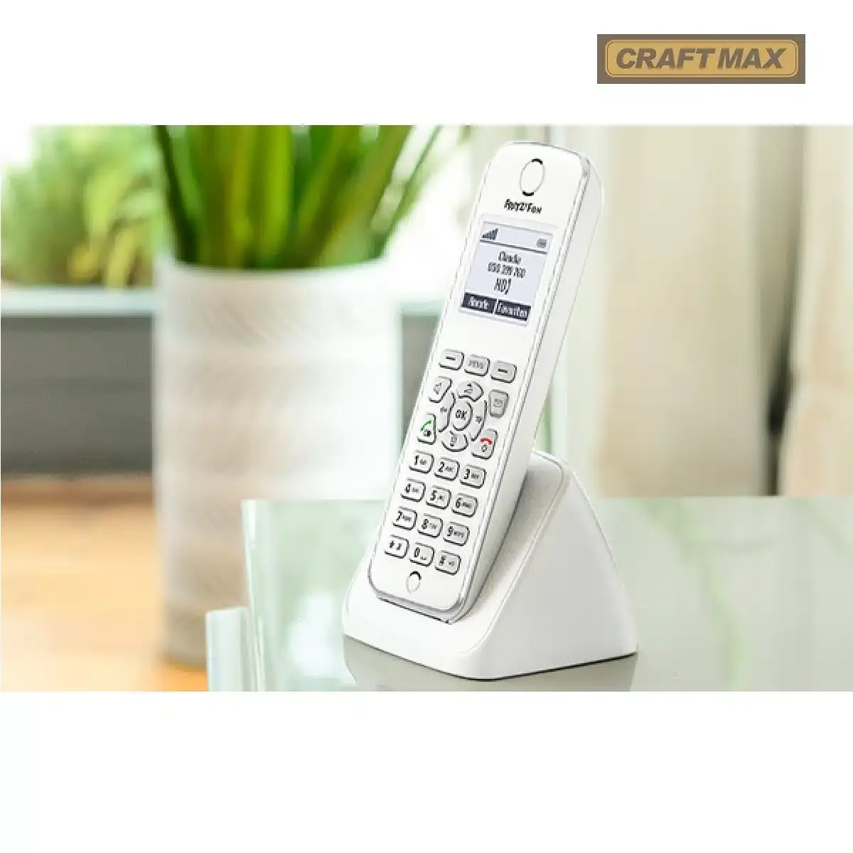 AVM FRITZ! Fon M2 Schnurloses Telefon (DECT), Weiß – Vorführgerät