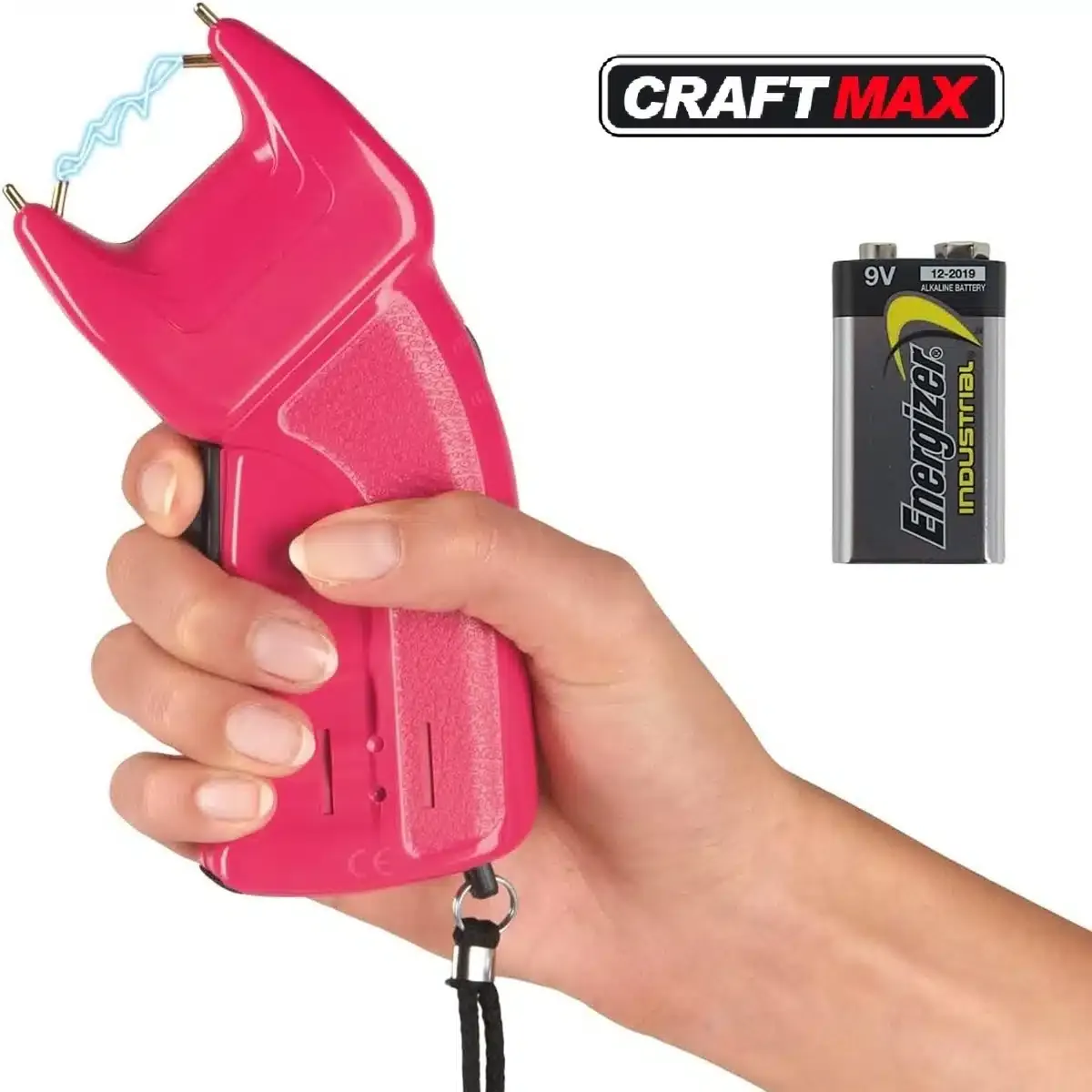 “Lady Power” Elektroschocker 200.000 Volt inkl. Batterien mit Holster – in Deutschland ab 18 Jahren erlaubt – pink – Bild 6