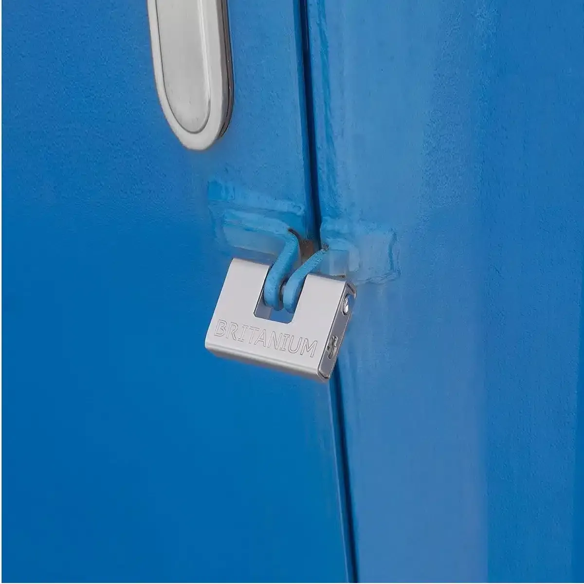 ORBI® Gepanzertes Monoblock 74mm Hochsicherheits-Vorhängeschloss, Aufbohrschutz, inkl. Sicherheitszylinder mit 5 Schlüsseln – Bild 8