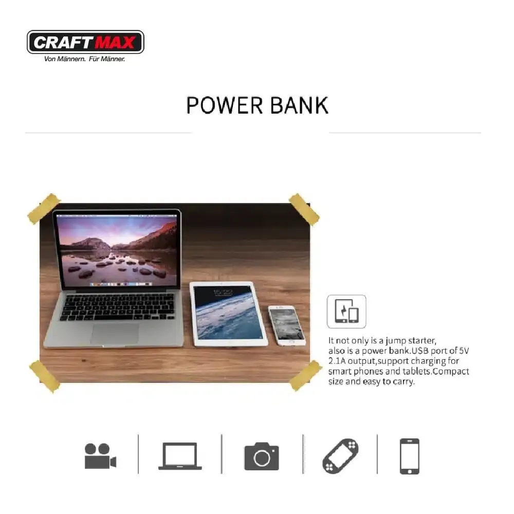 POWERBOX 1.9 Profi-Mini-Startbooster mit 20000mAh – Starthilfe für PKW & SUV im Taschenformat! – Bild 4