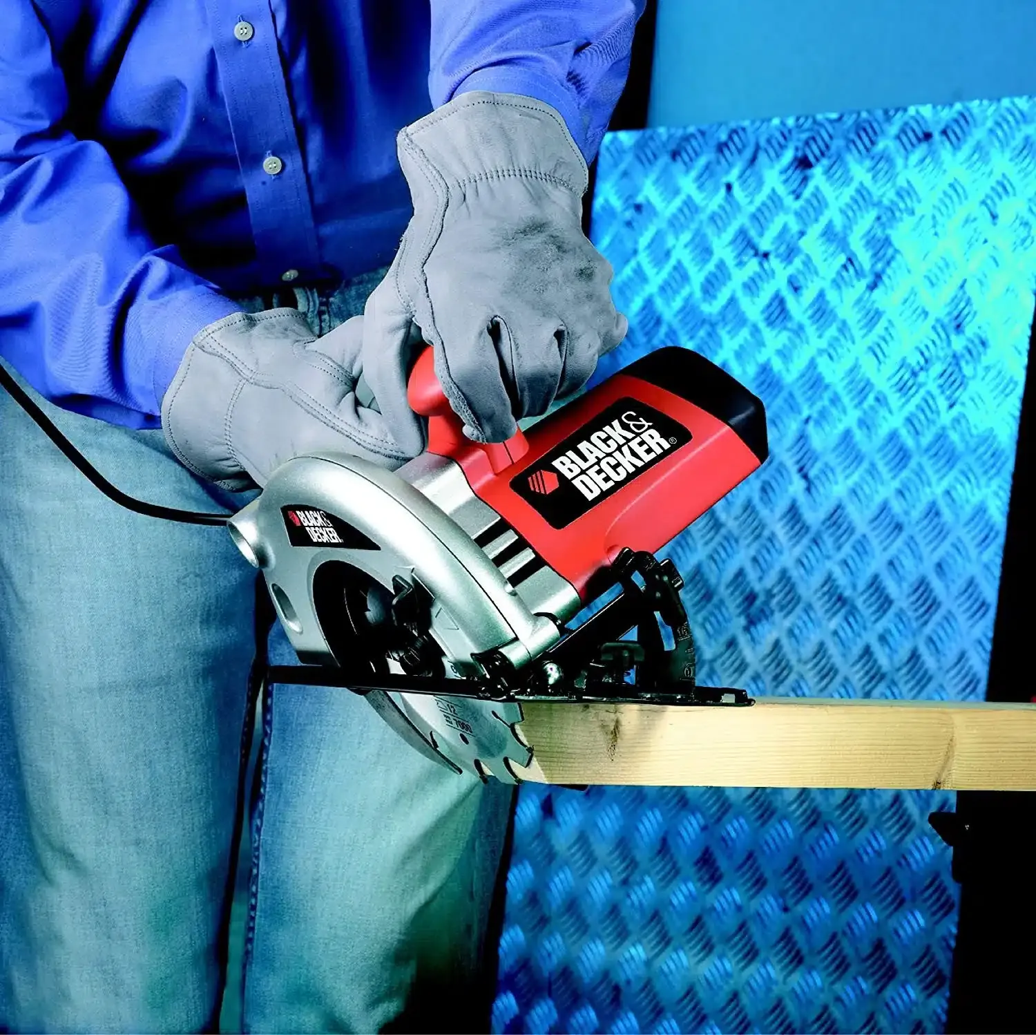 Black & Decker® elektrische Handkreissäge CD 601 Type2 – 1.100 Watt – 54mm – 160 x 16mm – Vorführgerät – Bild 3