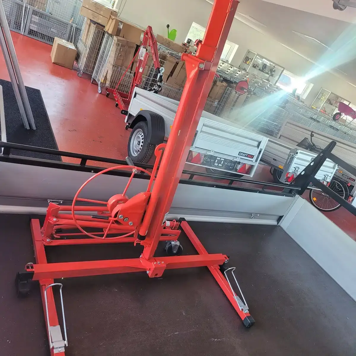 Plattenheber zu vermieten: Montageheber bis max. 68 kg, Höhe 140-350 cm, max. Breite 2,90 m – Bild 4