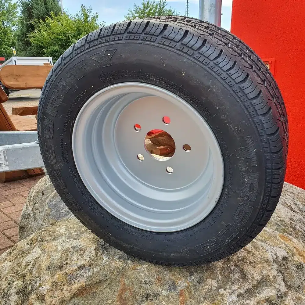Komplettrad 195/55 R10C M+S – passend für kleine Pritschenanhänger- u. Kipper Modelle: Magic, Classic – Bild 2