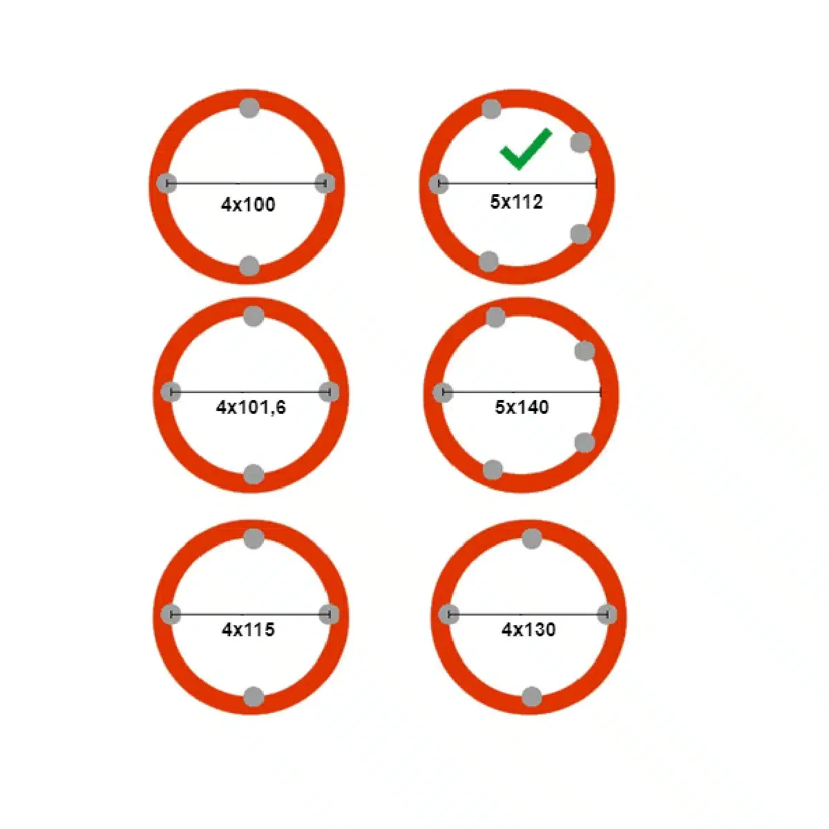 Komplettrad 165/R13C LI 94N – Felge 4 1/2Jx13H2 / ET = 30 / Lochkreis 112 Reifen & Felge für PKW-Anhänger – Bild 4