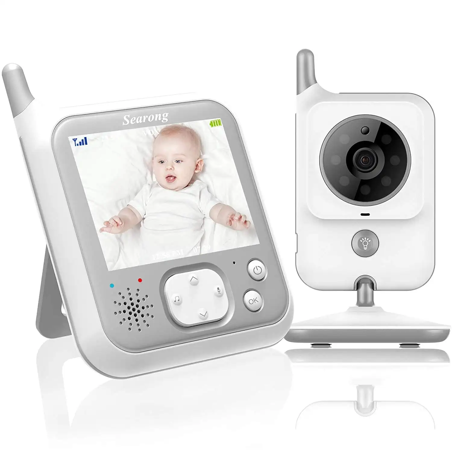 Babyphone mit Kamera Video Baby Monitor 3.2 Zoll Babyfon
